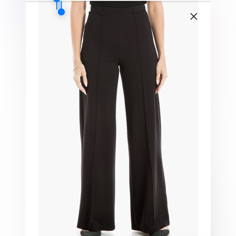 Black Women's Wide-Leg Pants